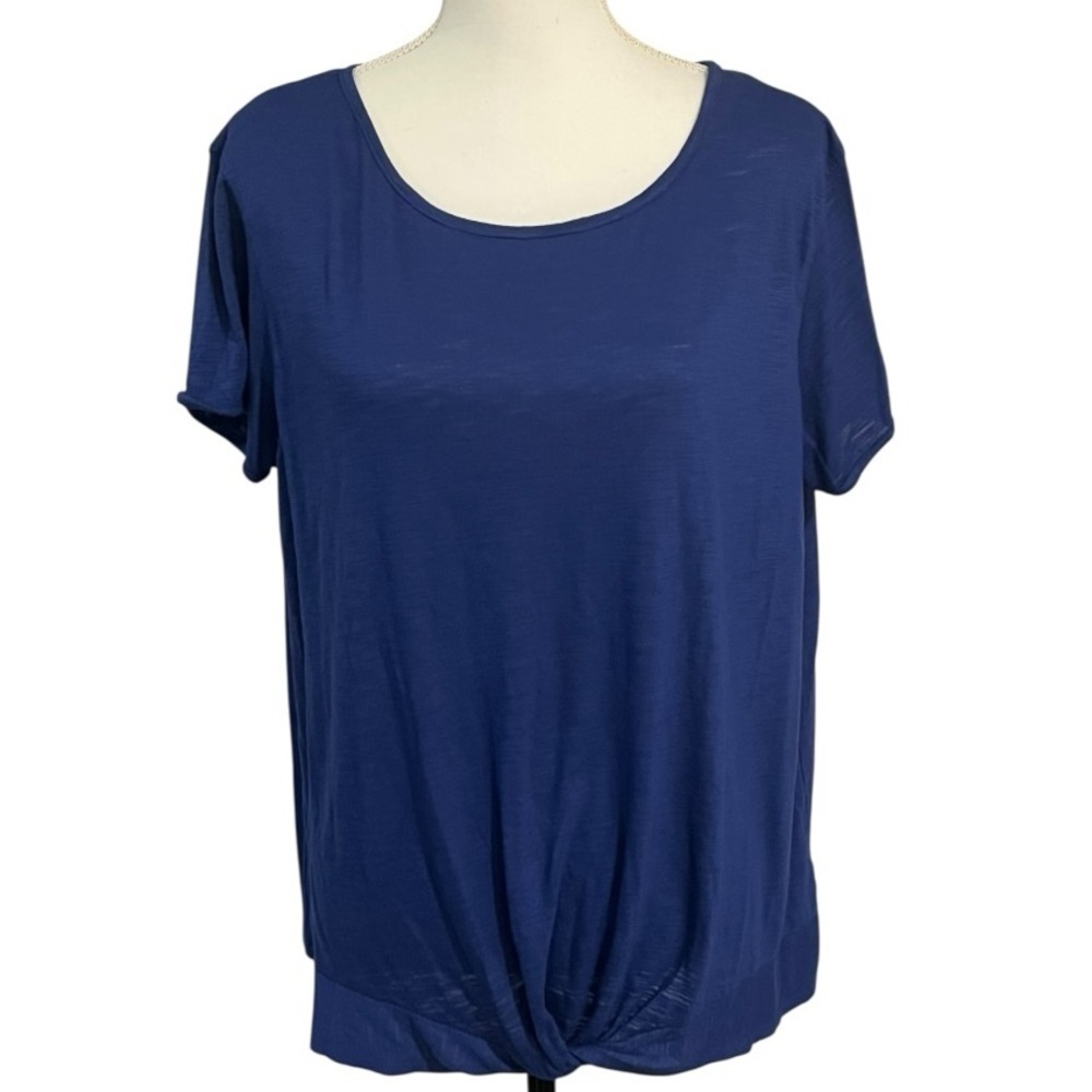 Gear For Sports Royal Blue Stylish Athletic Tee with front knot size 2XL